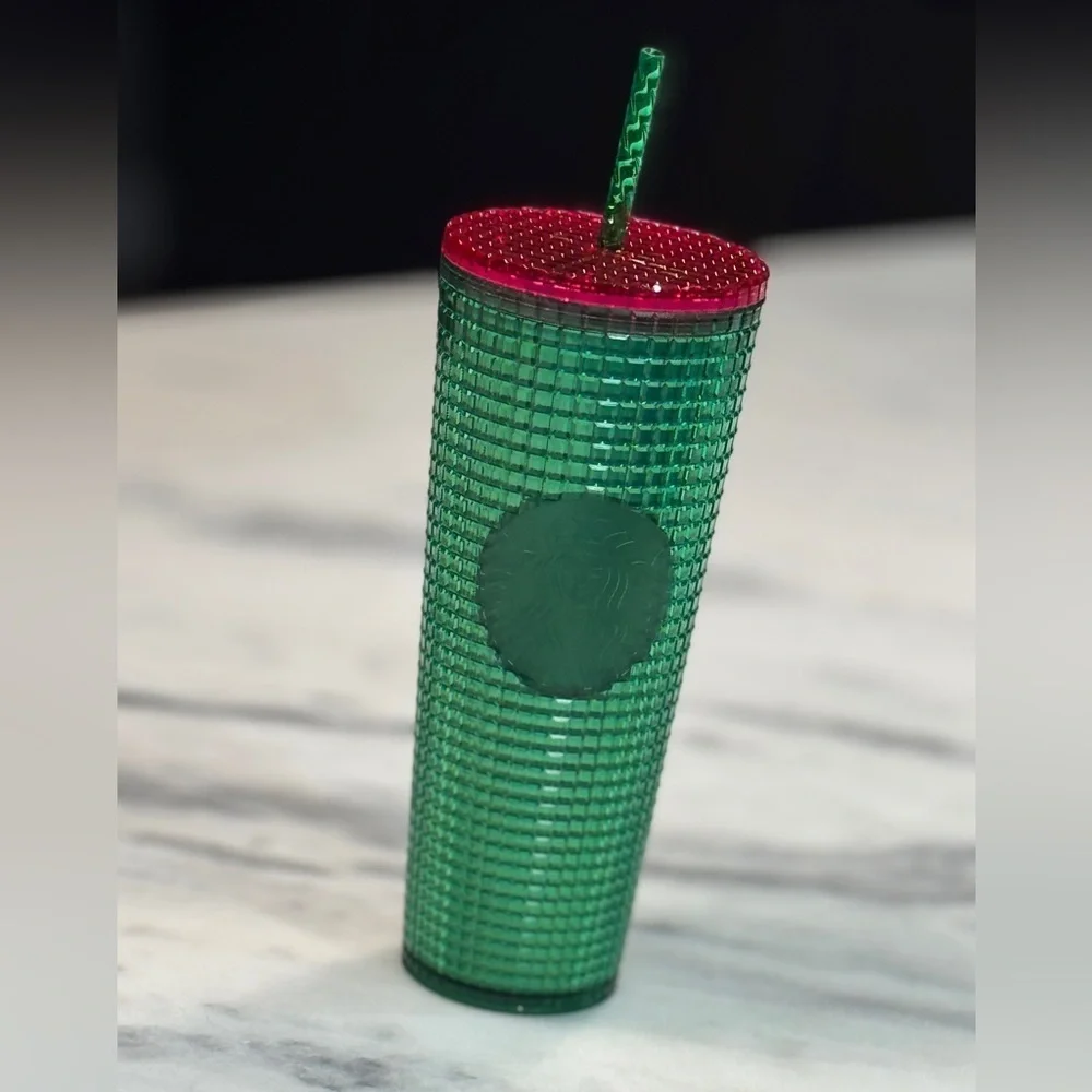 Starbucks Spring Limited Edition 2023 Watermelon Green and Pink 24 oz Tumbler